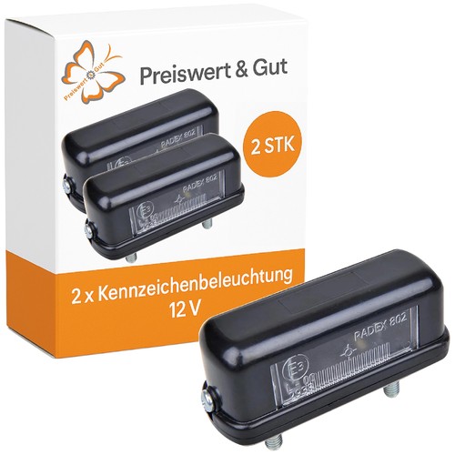 Kennzeichenleuchte - 2x,