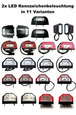 2x LED Kennzeichenbeleuchtung
