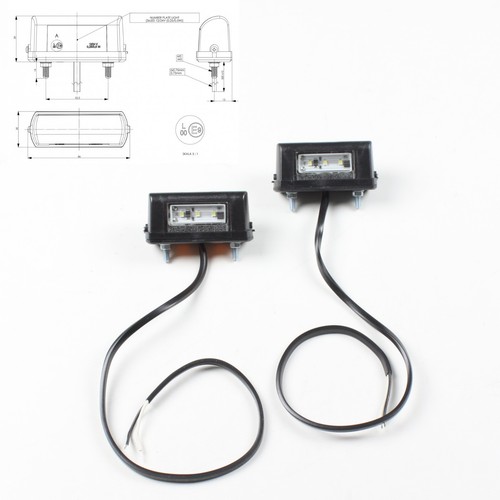 Led kennzeichenleuchte - led,