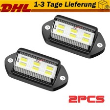 2x LED Kennzeichenleuchte